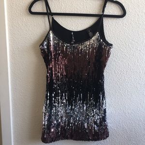 BKE Boutique Sequin Tank